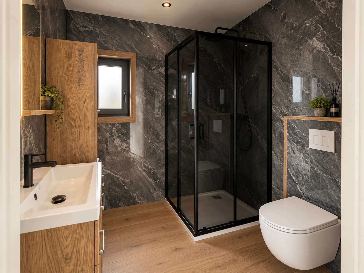 Interieur van een op maat gebouwd chalet